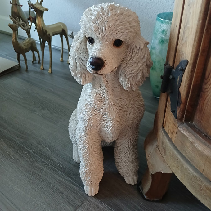 Hi-Line Gift Ltd. Poodle Sitting Statue & Reviews | Wayfair